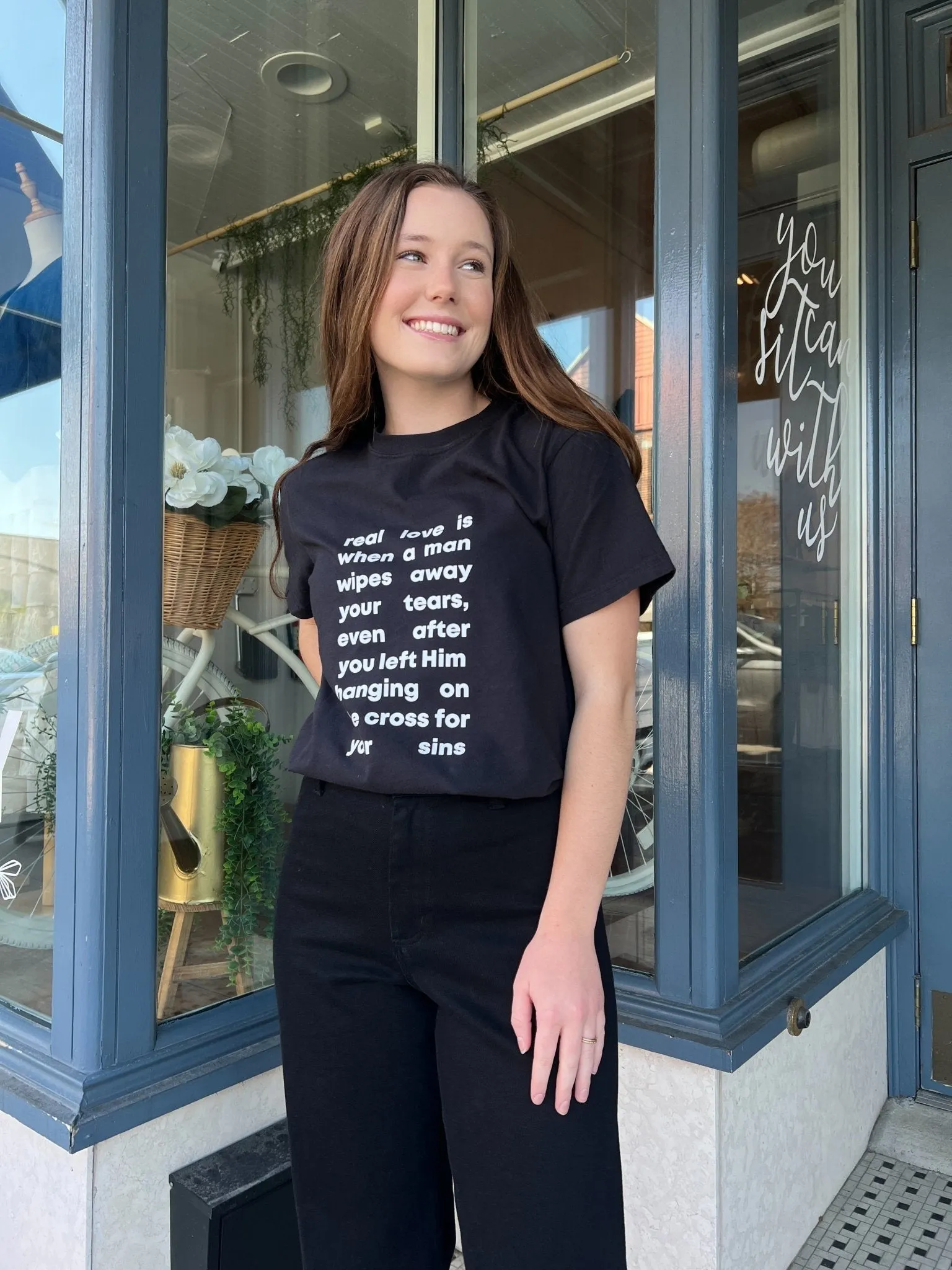 Real Love - Black & White Tee