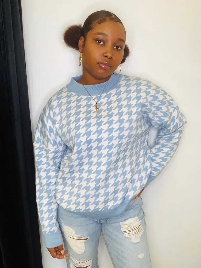 Retro Sweater - Blue