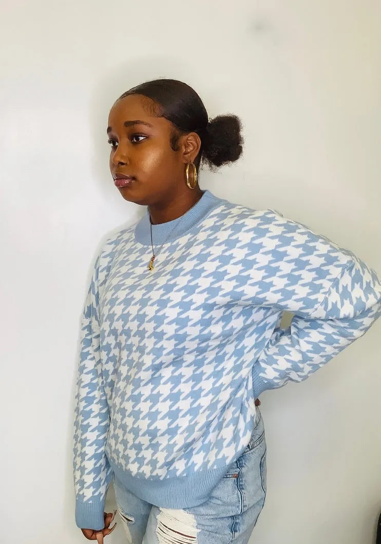 Retro Sweater - Blue