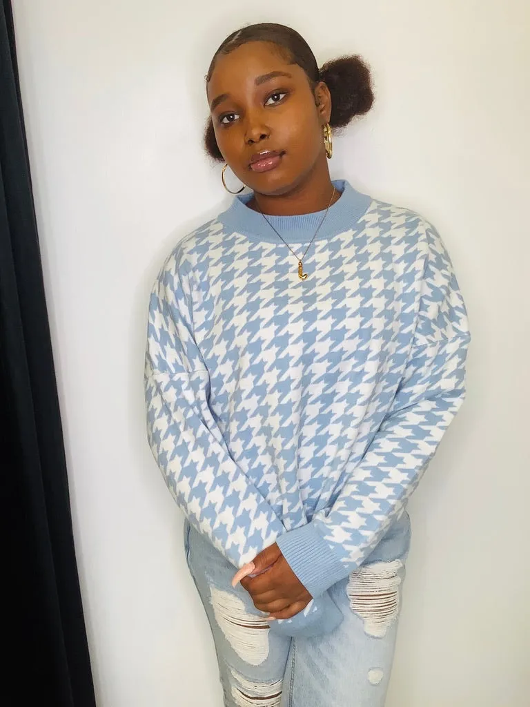 Retro Sweater - Blue