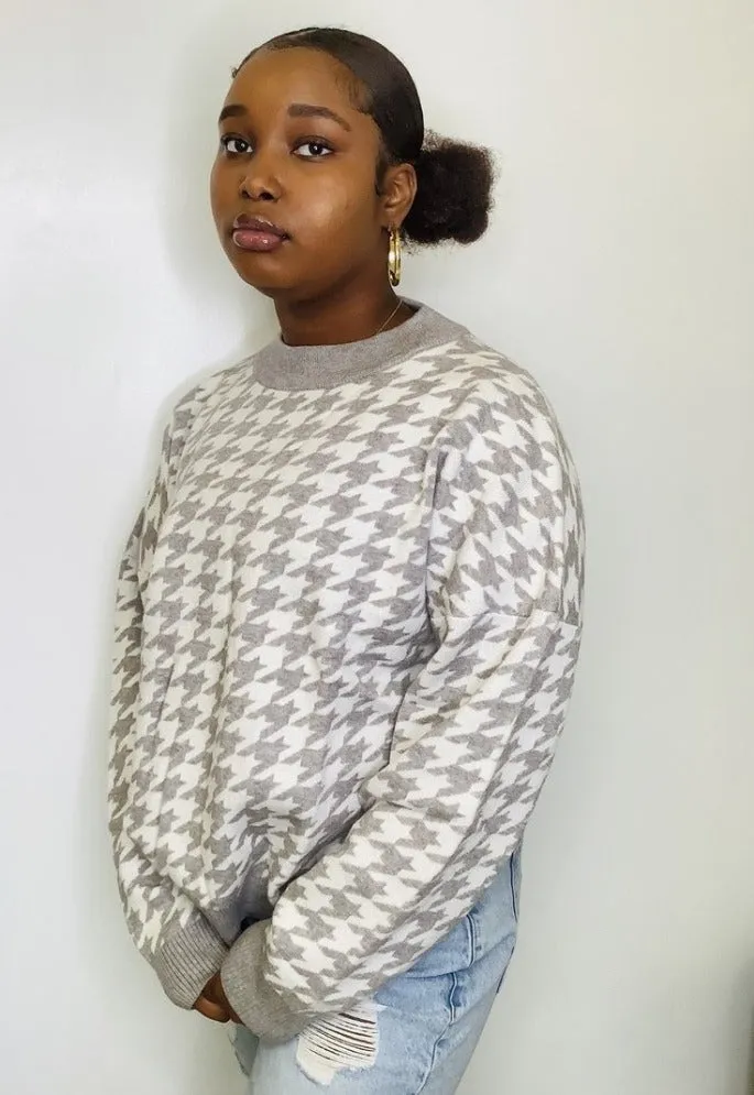 Retro Sweater - Grey