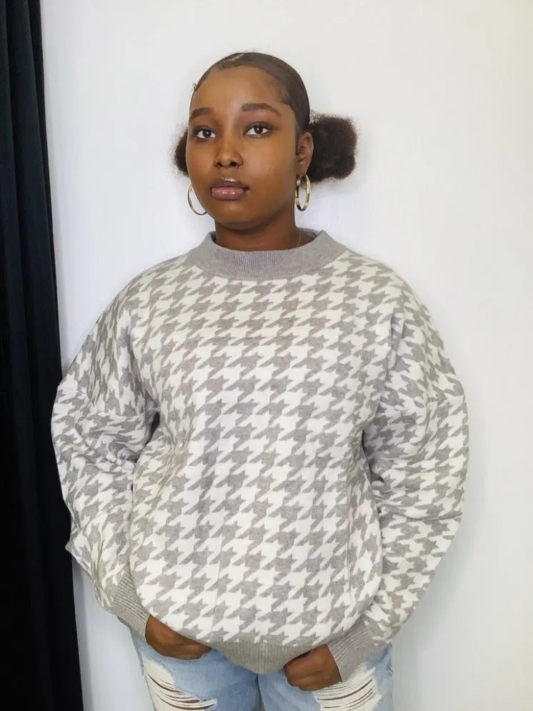 Retro Sweater - Grey