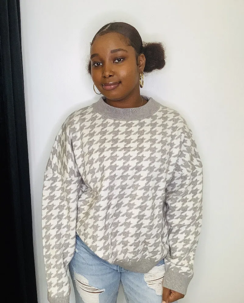 Retro Sweater - Grey