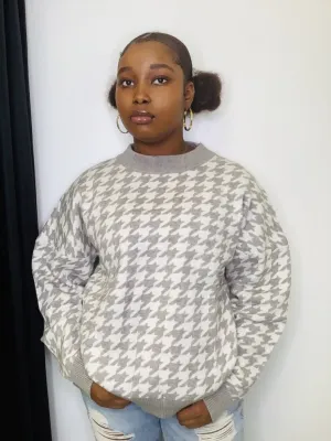 Retro Sweater - Grey