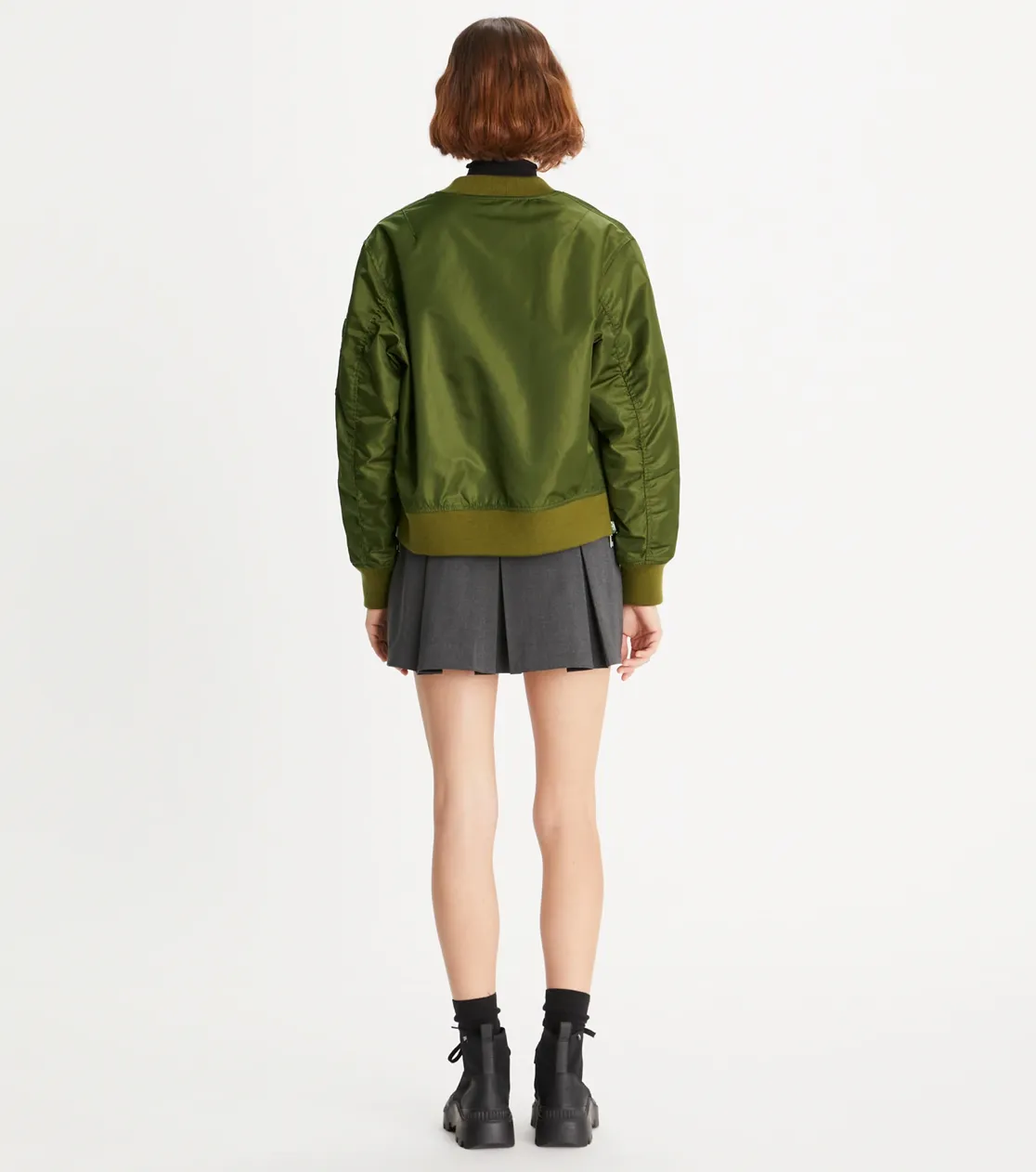 REVERSIBLE NYLON TWILL JACKET