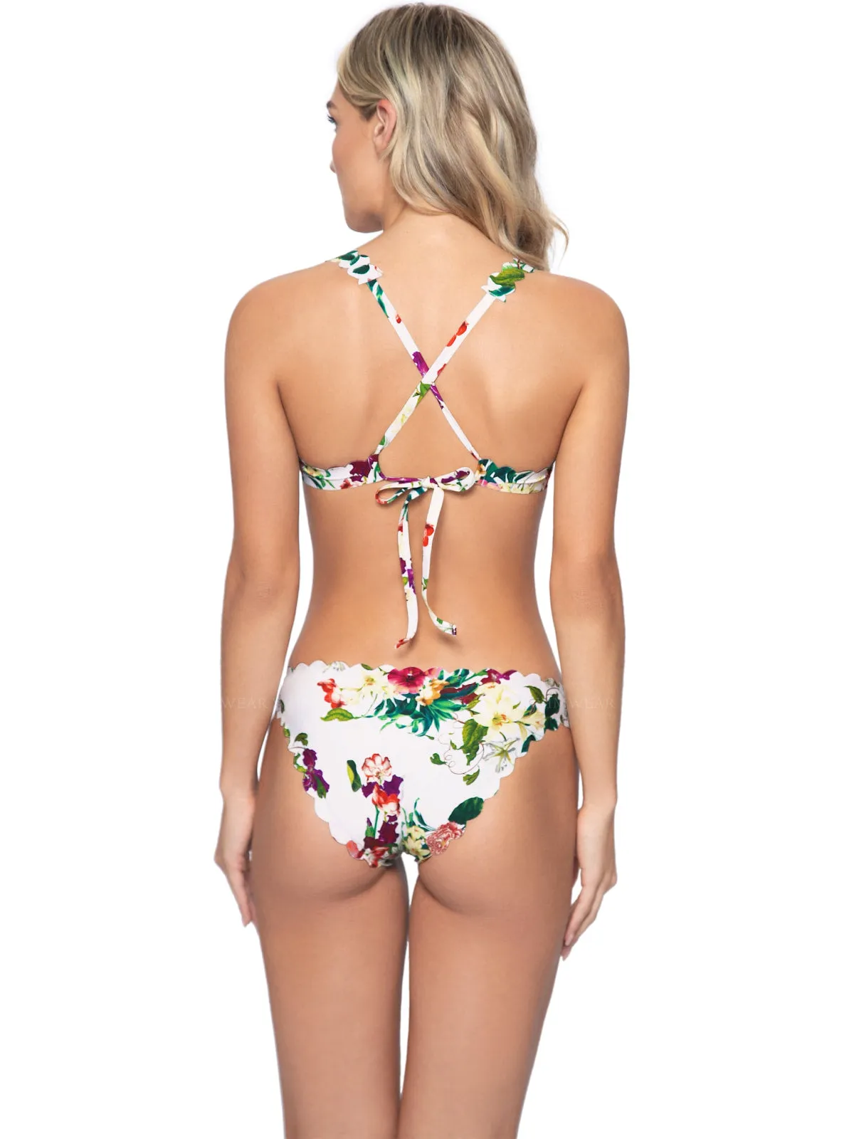 Reversible Seamless Wave Halter-Reversible Seamless Wave Bikini ::RET