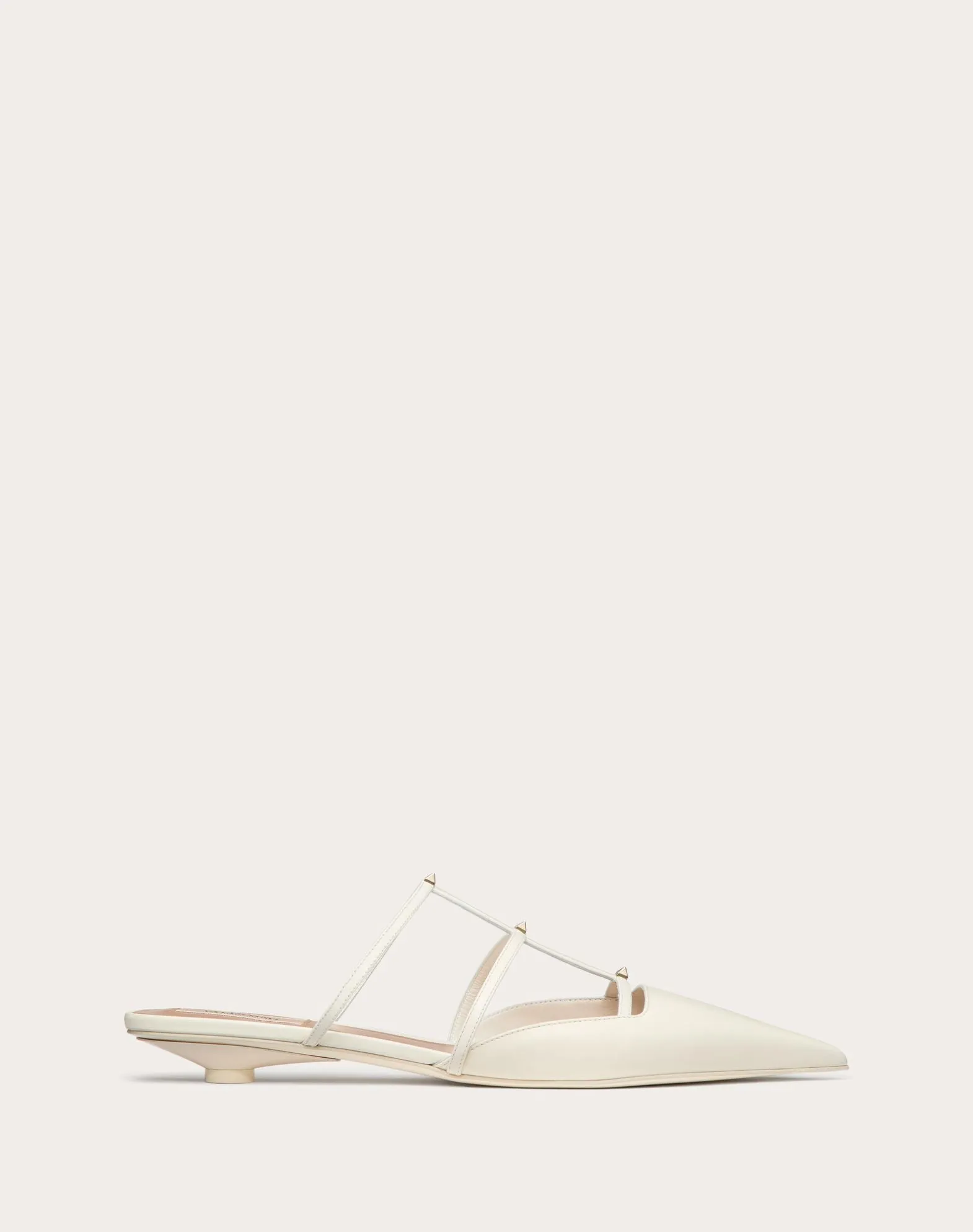 Rockstud Wispy Calfskin Mule 20 Mm