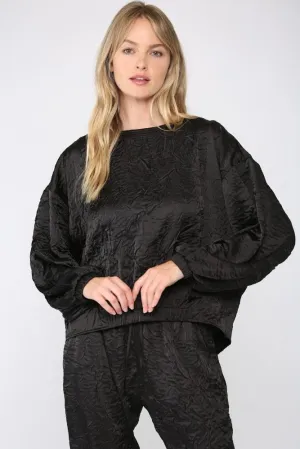 Satin Crinkle Top