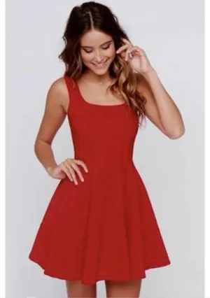 SHIRLEY flare satin dress