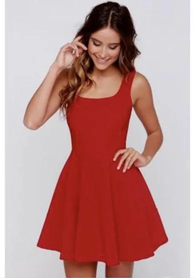 SHIRLEY flare satin dress