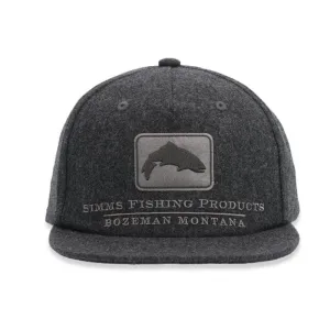 Simms Wool Trout Icon Cap Graphite