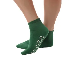 Skid Resistant Green Booties (Medium)