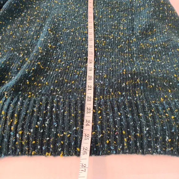 Soft Surroundings Nixie Speckled Sweater Style 2GU45 Deep Teal Marl US Size XL