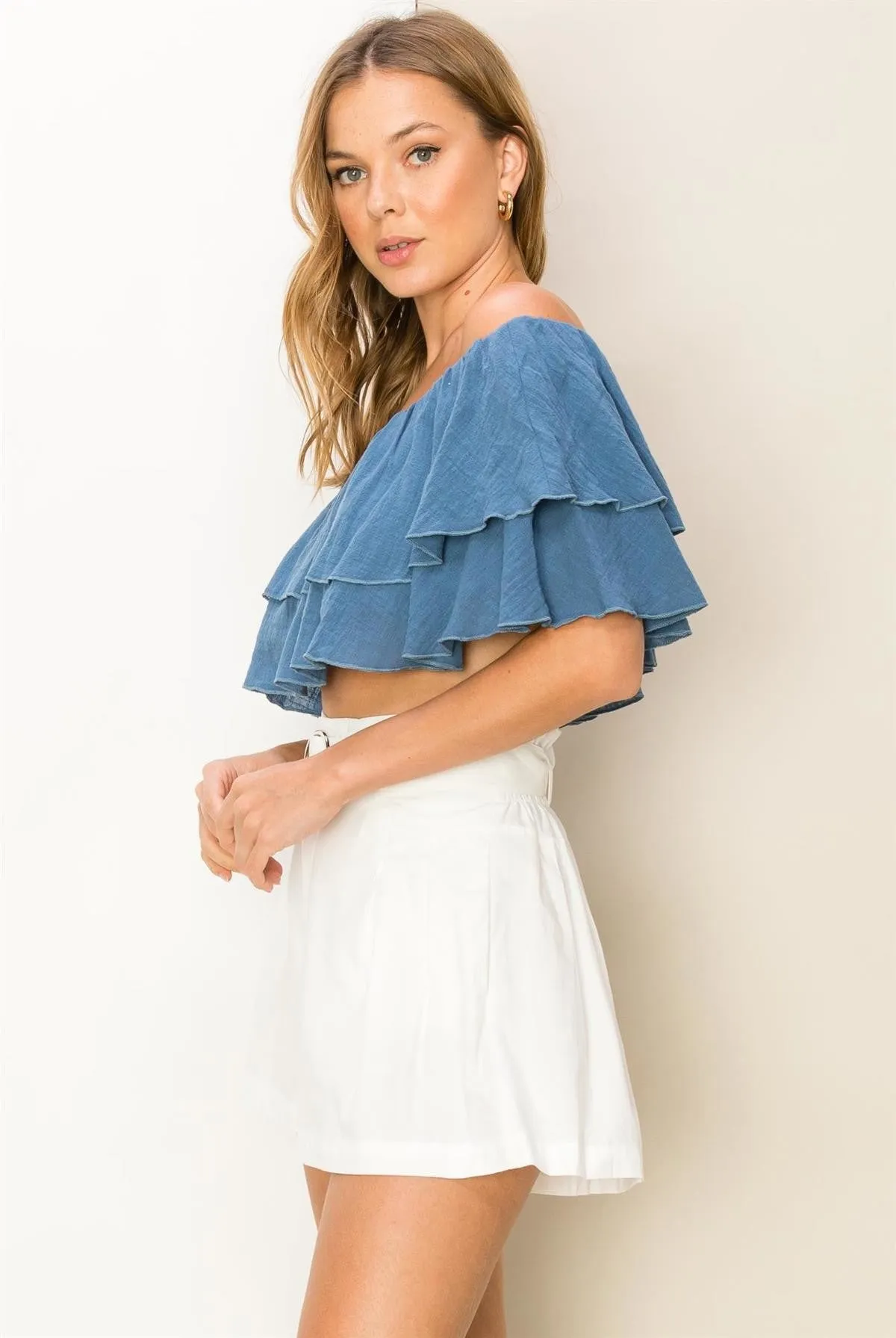 Spice Up Your Life Top in BLUE