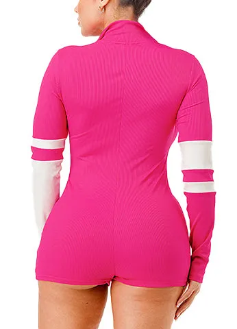SPORTY HALF ZIP UP ROMPER(MMJ2014) <Bundle>