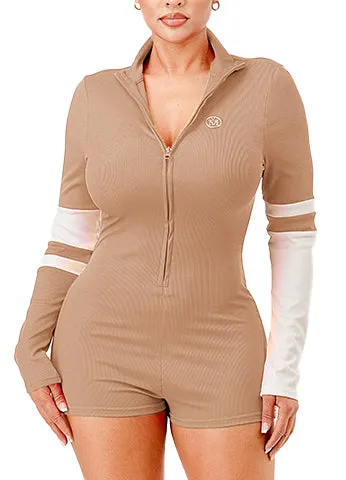 SPORTY HALF ZIP UP ROMPER(MMJ2014) <Bundle>