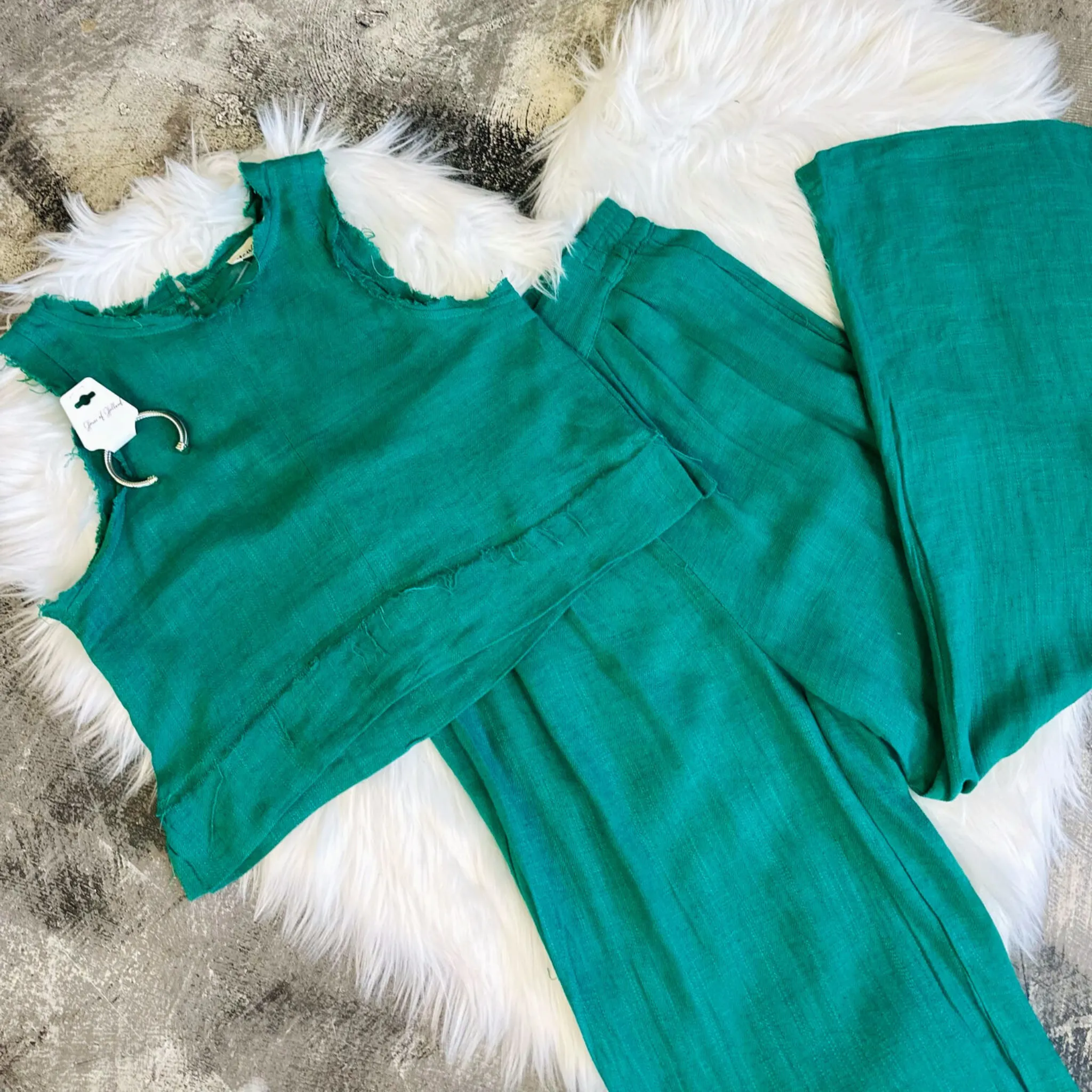 Stylish Ease Green Matching Set