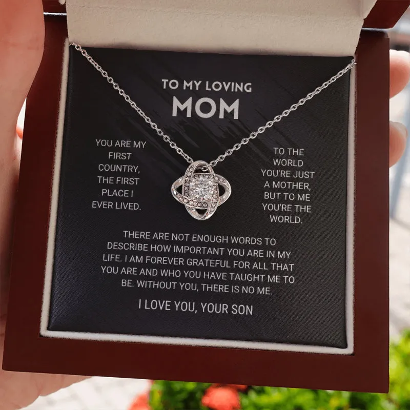 Stylish Gift With Sparkling Crystal Pendant For Mom