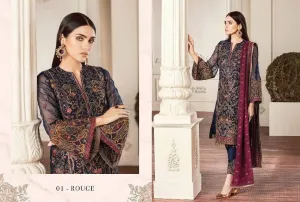 Stylish Punjabi Dress In Blue Color By Jasmin Model# C 1748
