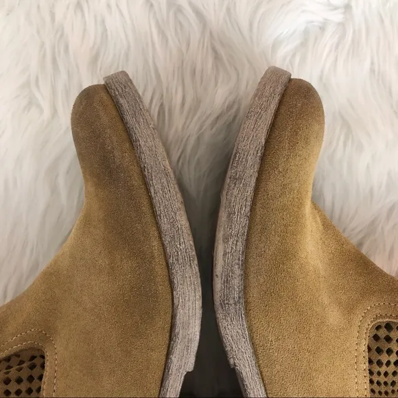 Sundance Greta Perforated Distressed Rustic Boots