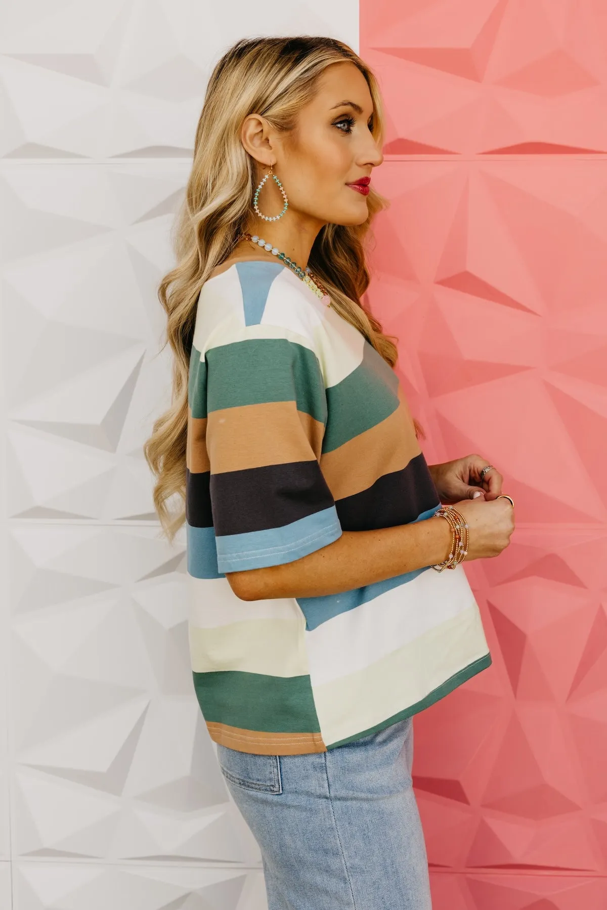 The Camille Chunky Stripe Tee