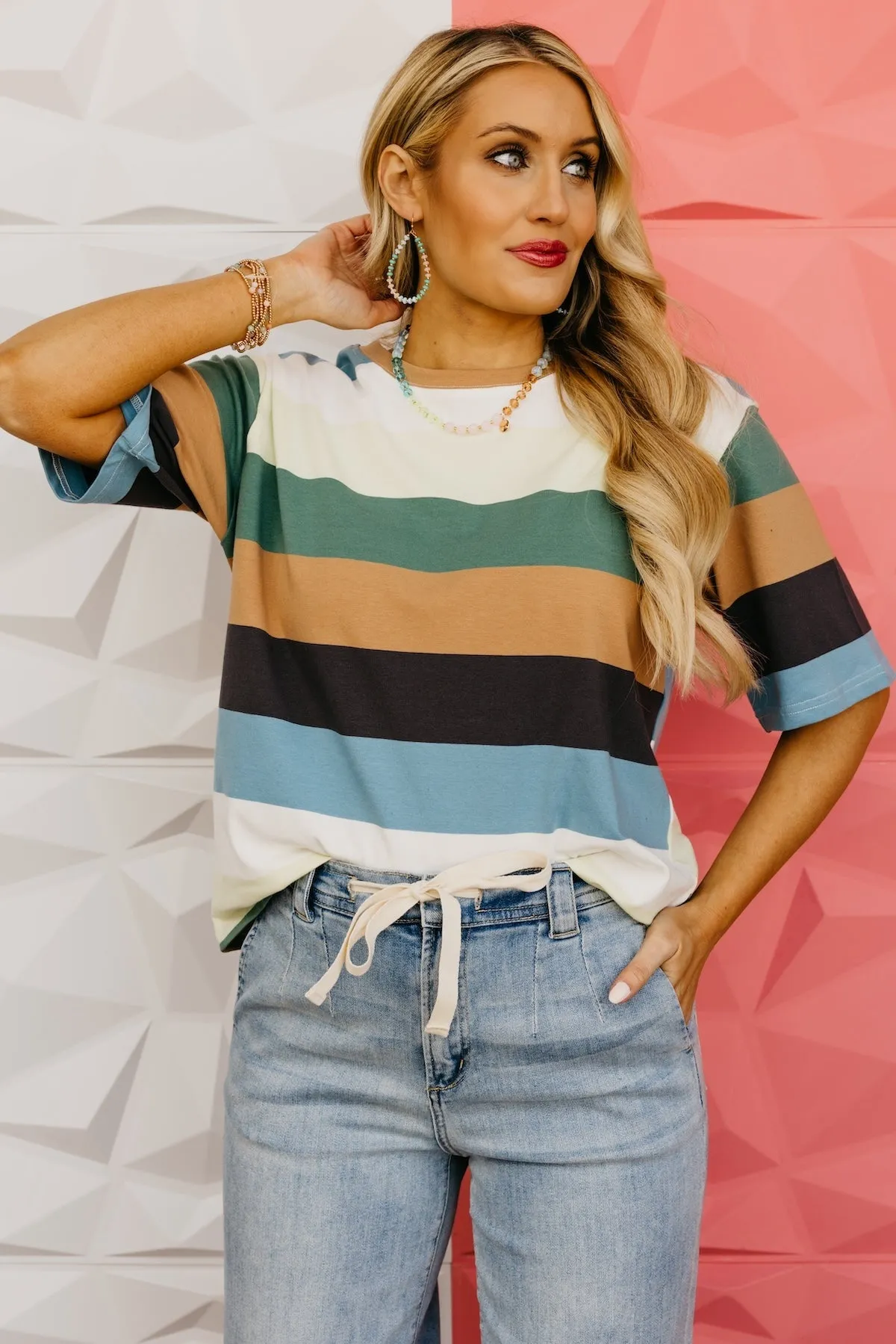 The Camille Chunky Stripe Tee