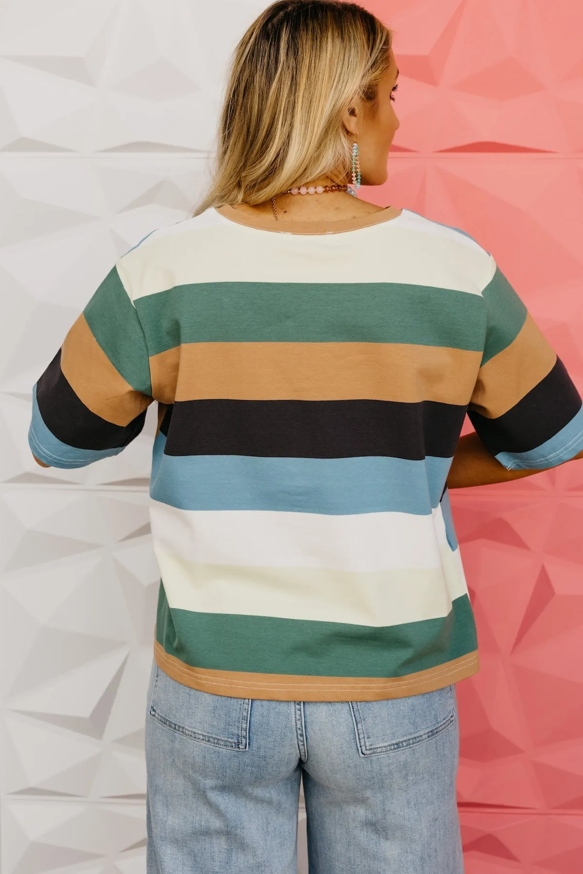 The Camille Chunky Stripe Tee