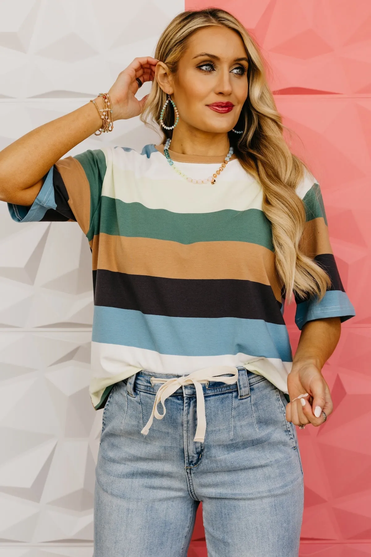 The Camille Chunky Stripe Tee