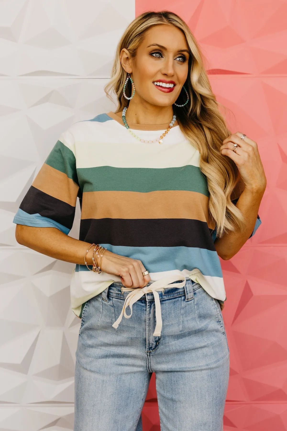 The Camille Chunky Stripe Tee