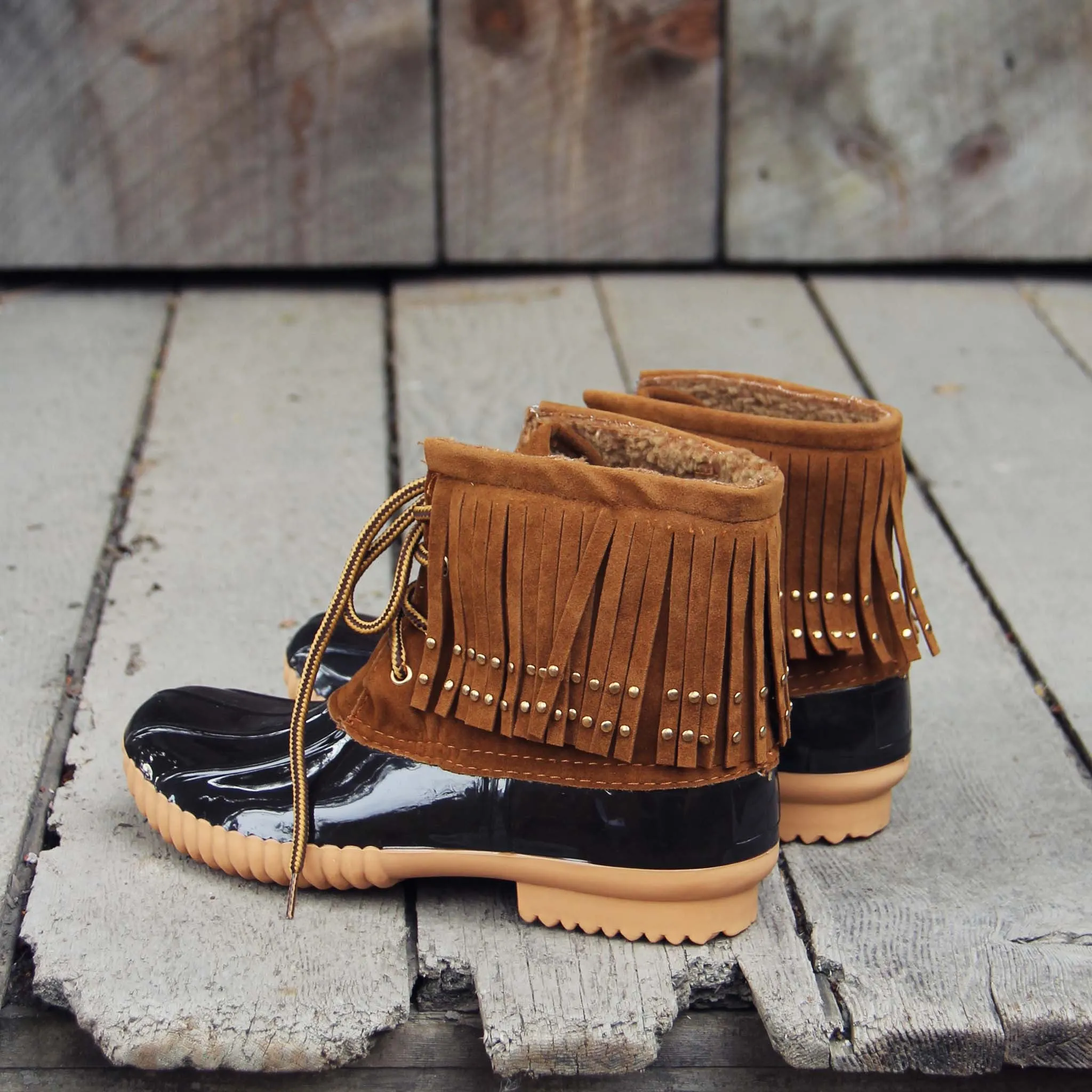 The Caribou Fringe Boot