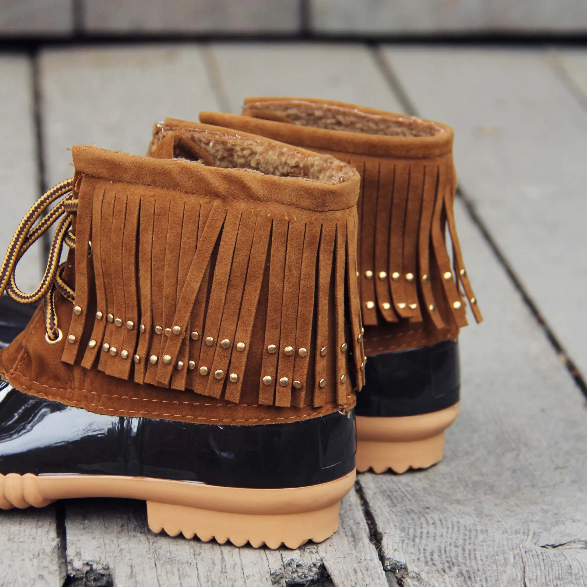 The Caribou Fringe Boot