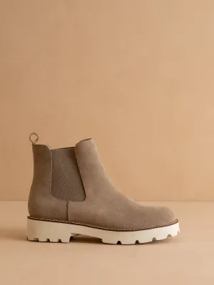 The Gianna | Khaki Chunky Sole Chelsea Boot