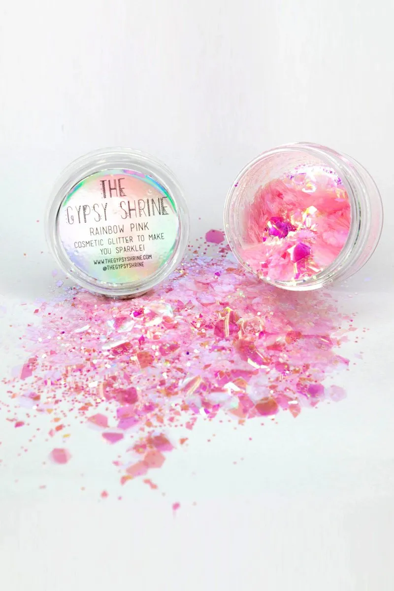 The Gypsy Shrine Rainbow Pink Glitter