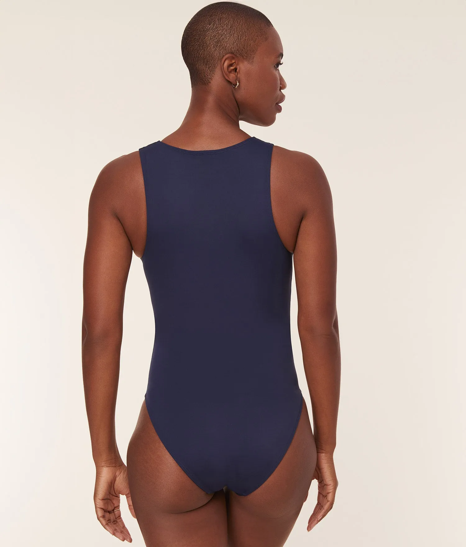 The Malibu One Piece - Eco Nylon - Navy - Classic