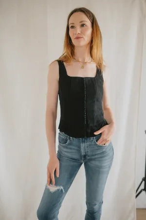 The Zinnia Top by Heartloom - Black