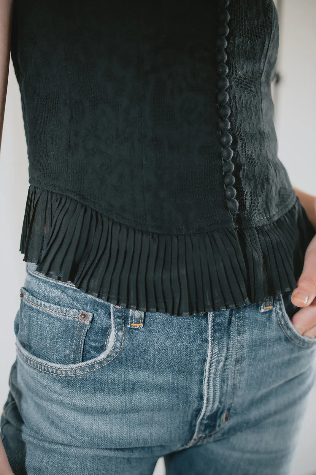The Zinnia Top by Heartloom - Black