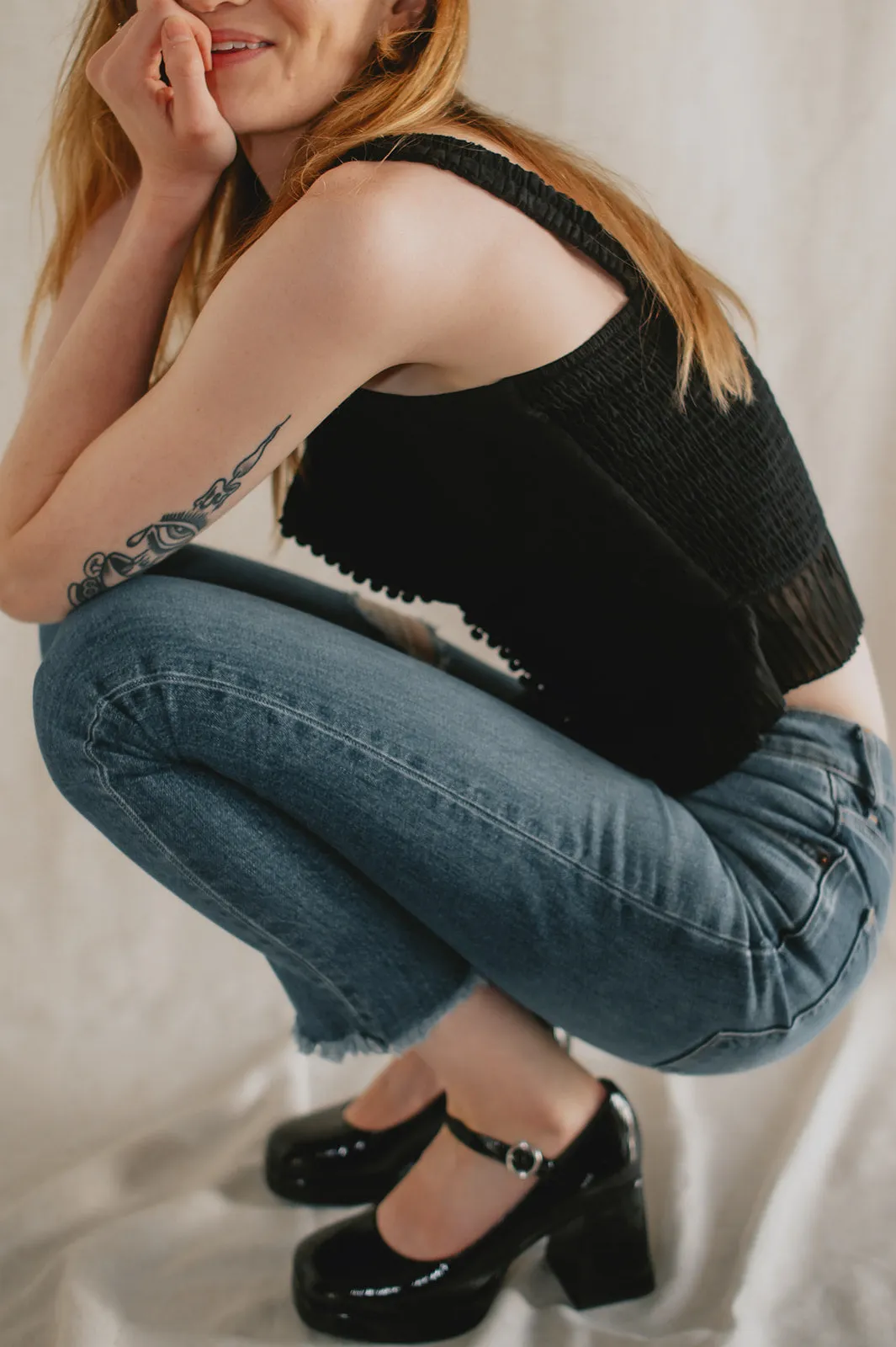 The Zinnia Top by Heartloom - Black