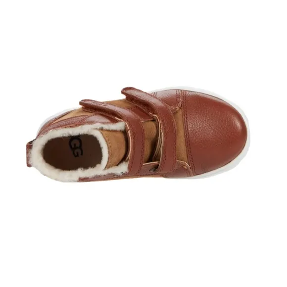 UGG | Rennon II High Top Bootie Sneakers In Chestnut NEW