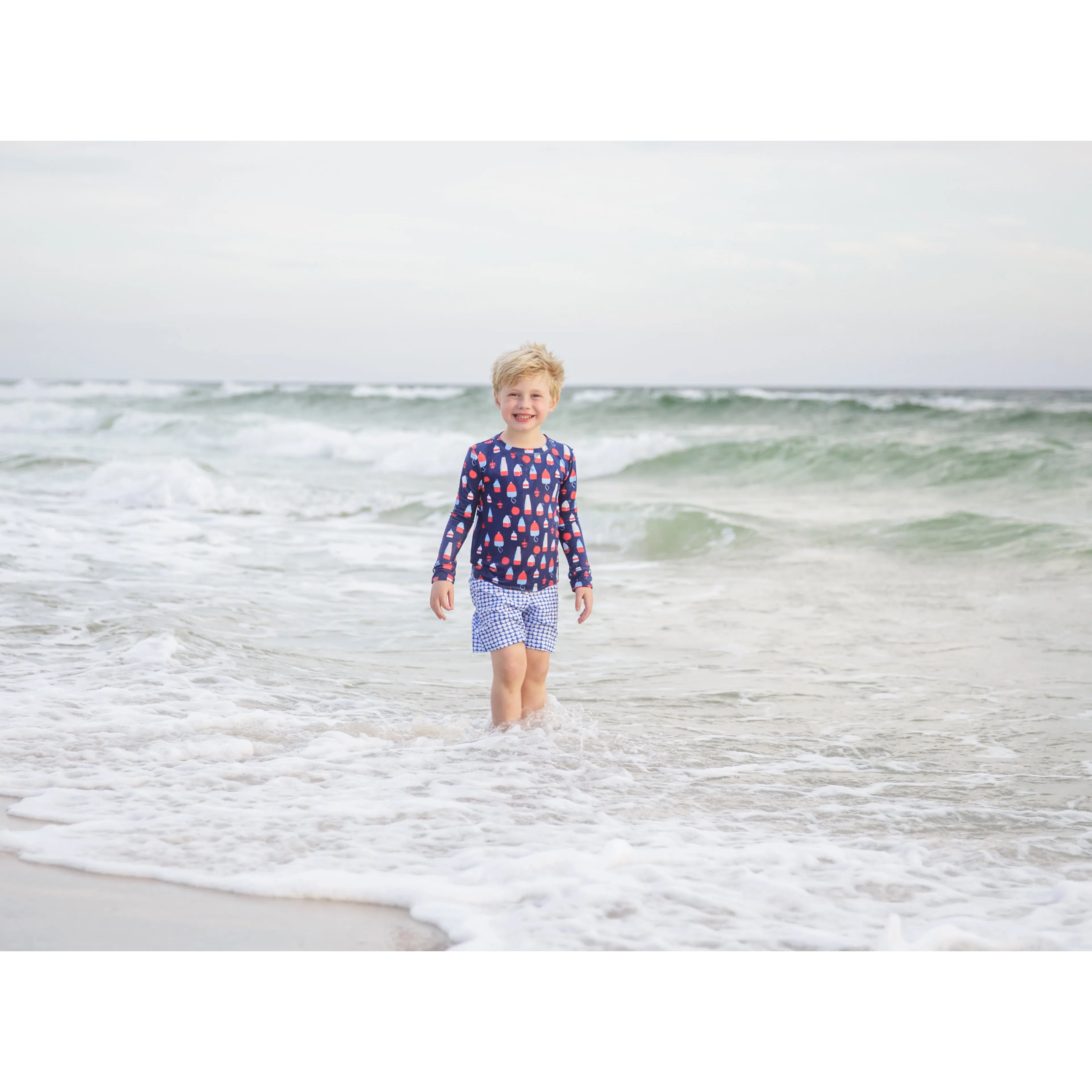 Unisex Rash Guard Buoys