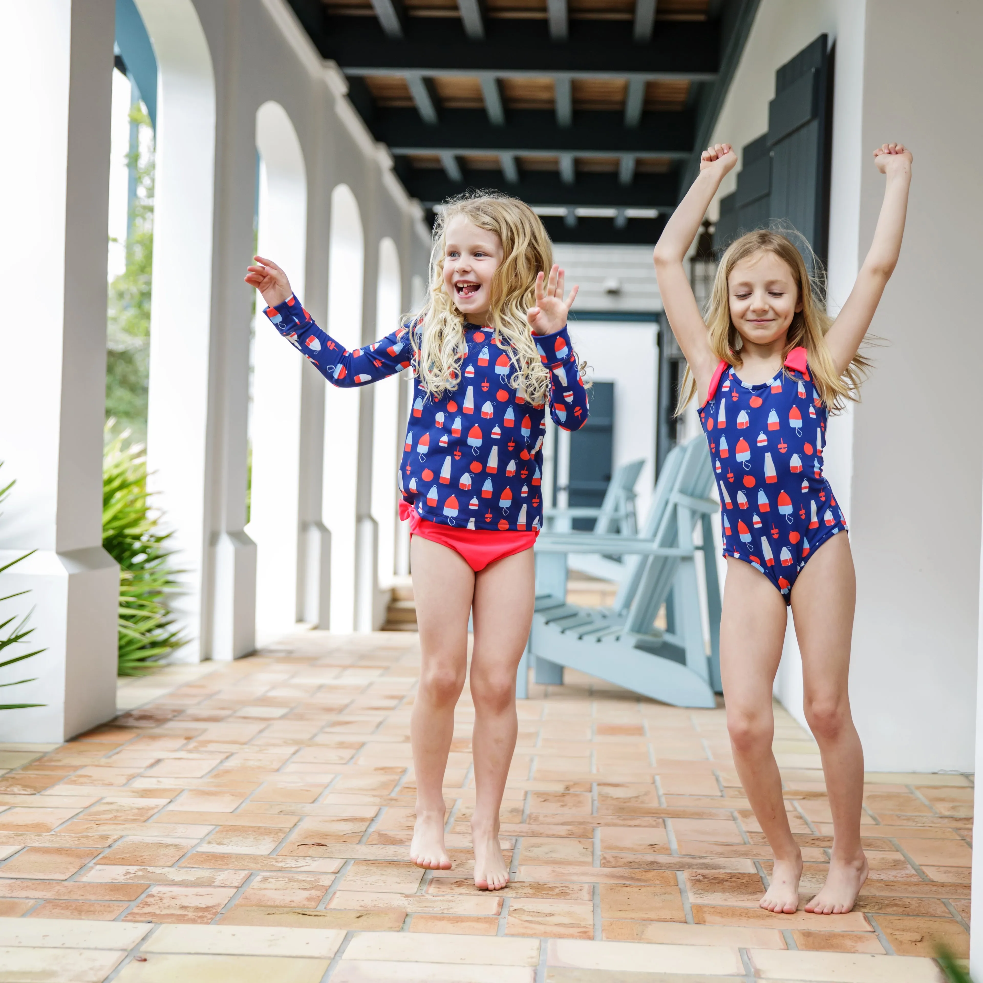 Unisex Rash Guard Buoys