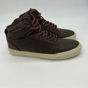 Vans Ultra Cush Leather High Top Sneakers
