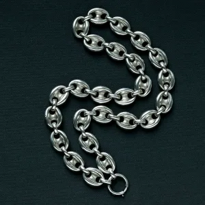 Victorian Sterling Silver Anchor Chain