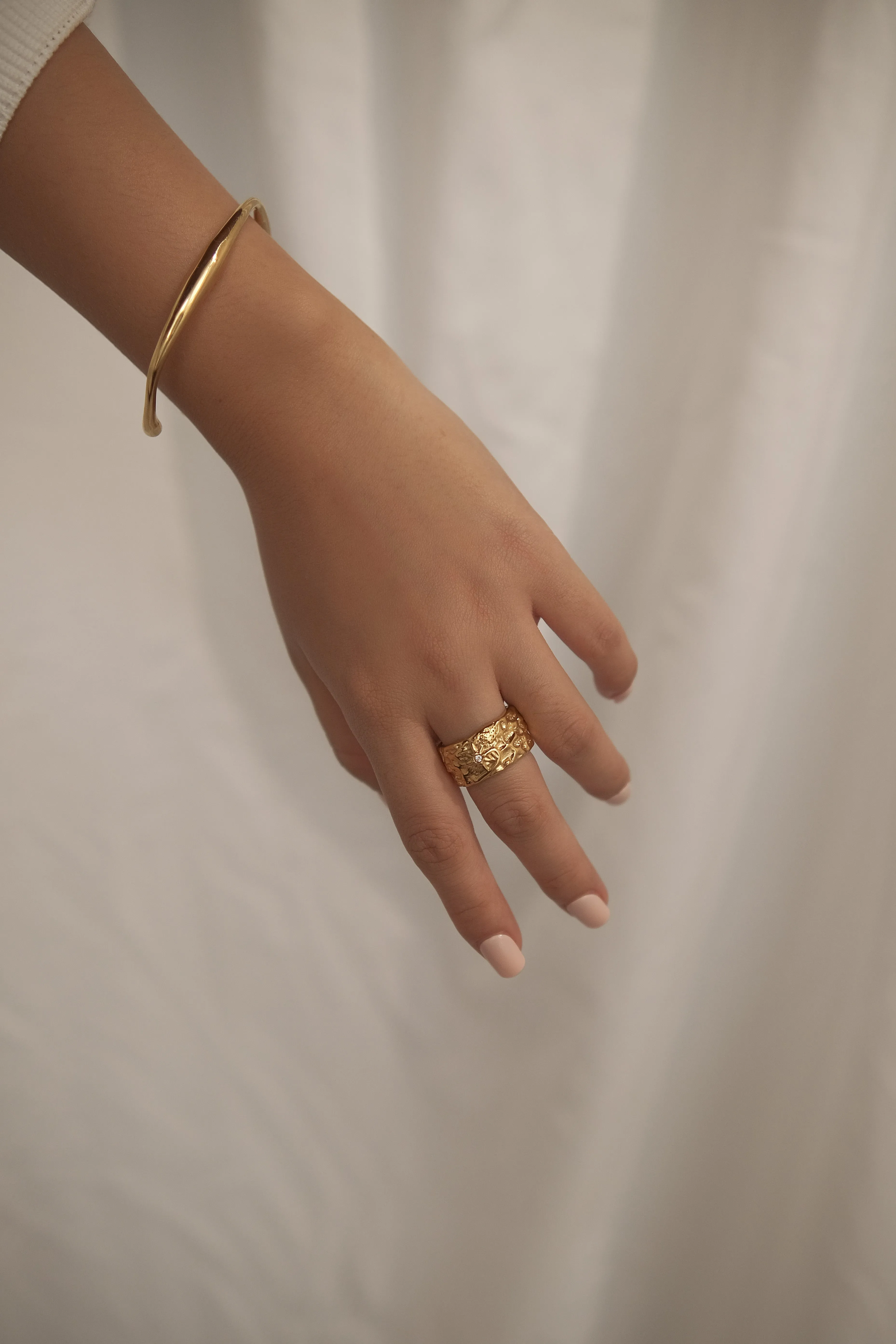 Vintage Hammered Ring