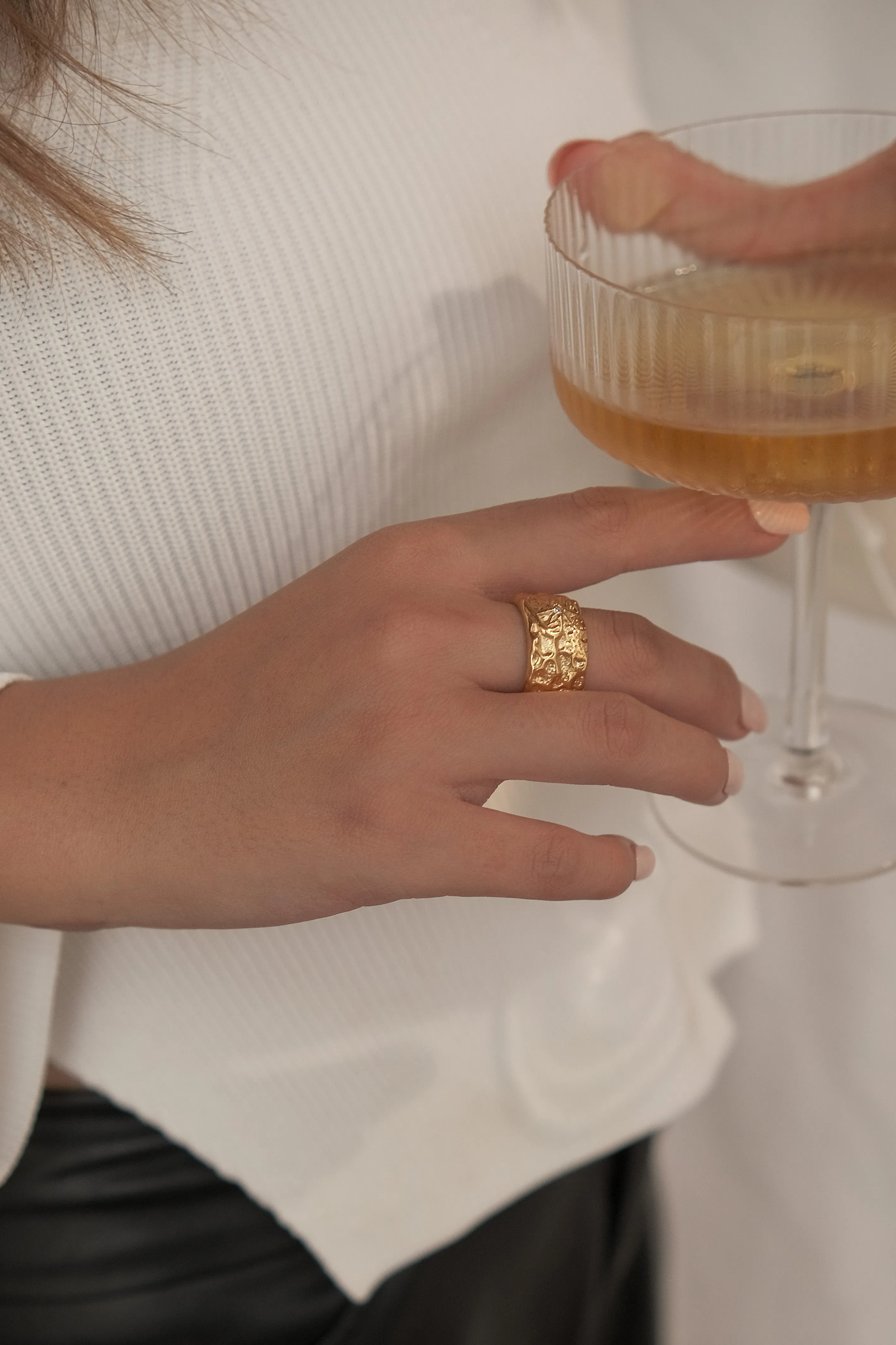 Vintage Hammered Ring