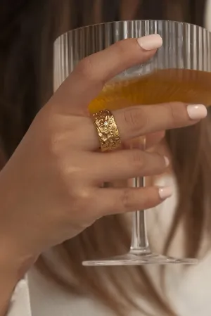Vintage Hammered Ring