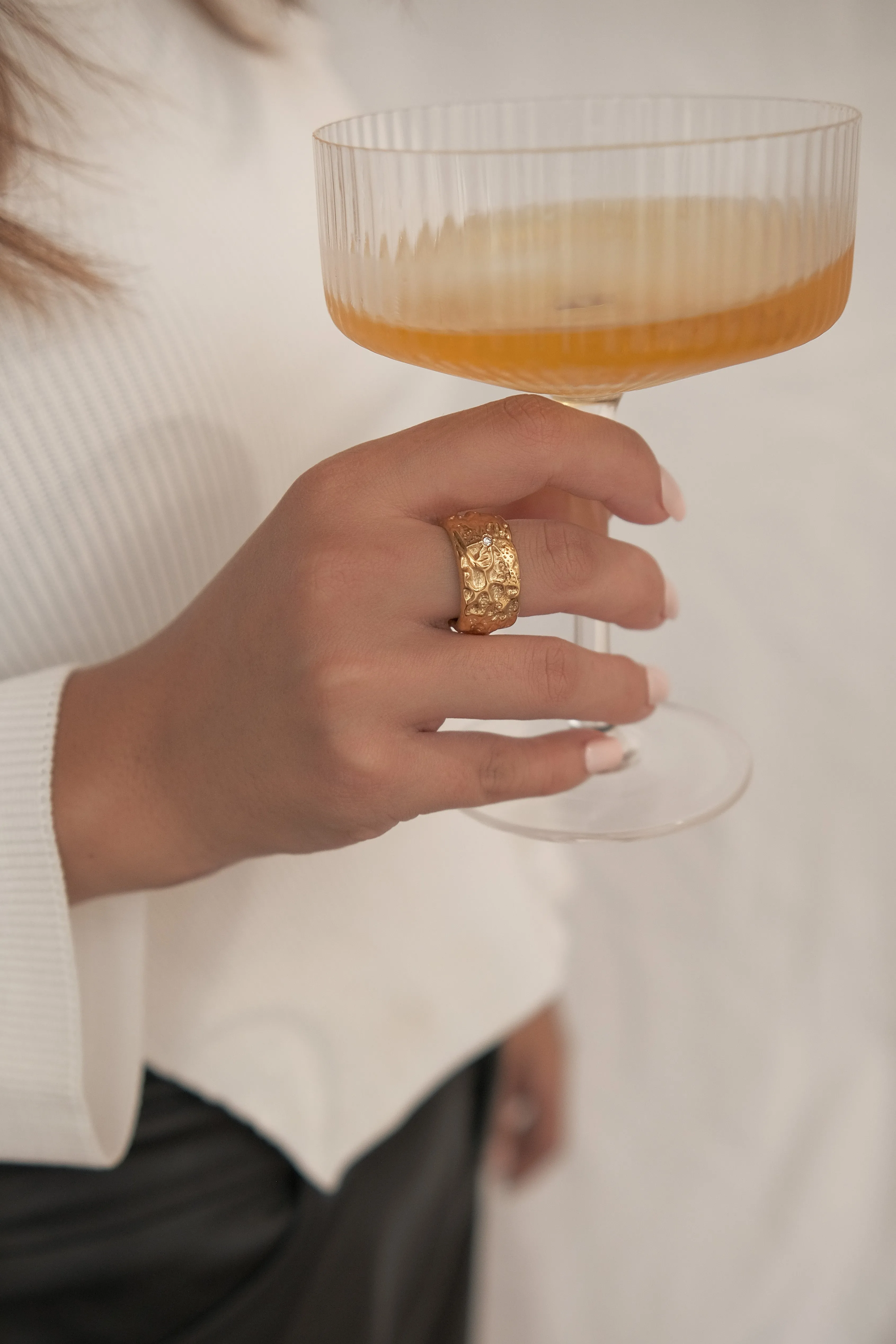 Vintage Hammered Ring