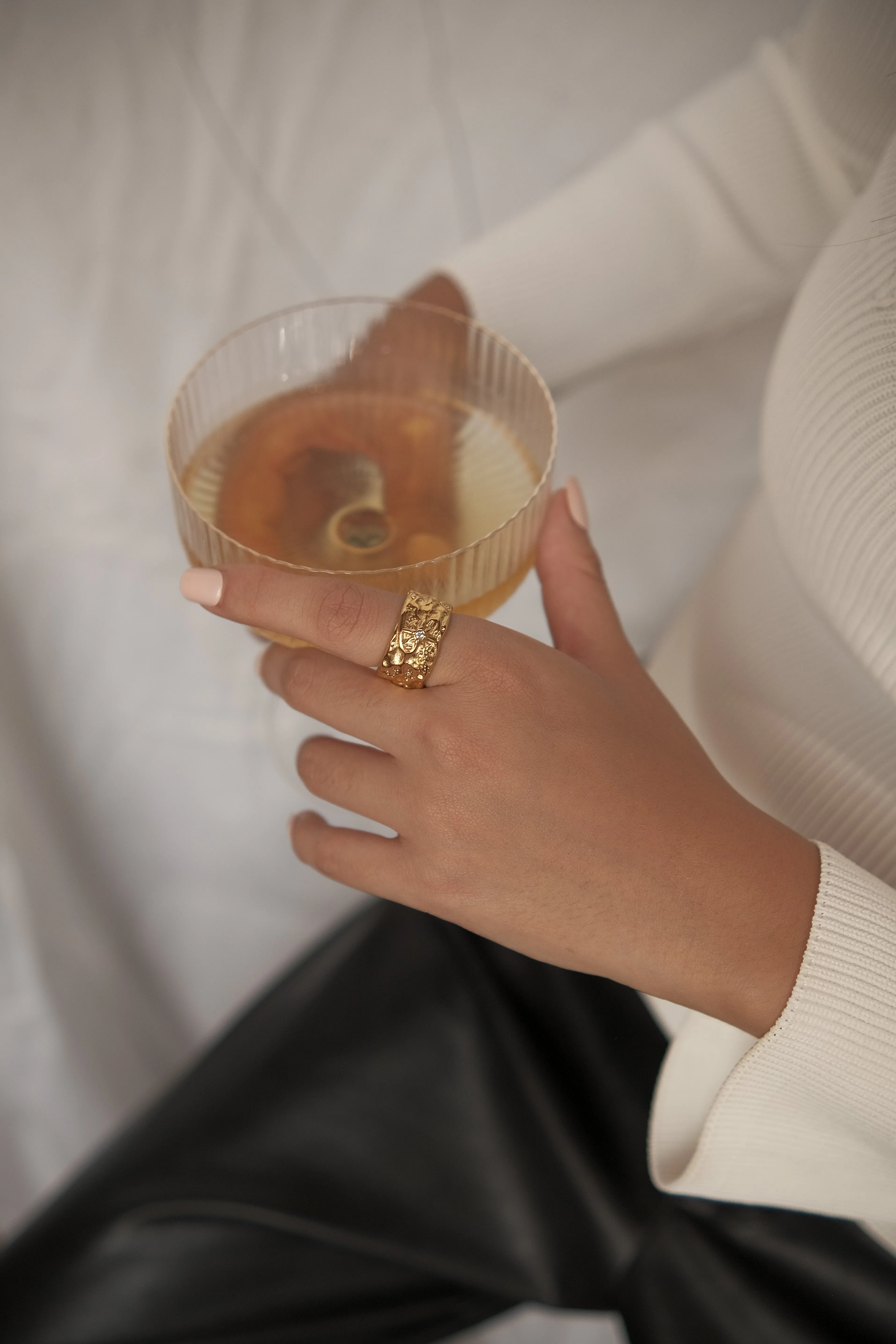 Vintage Hammered Ring