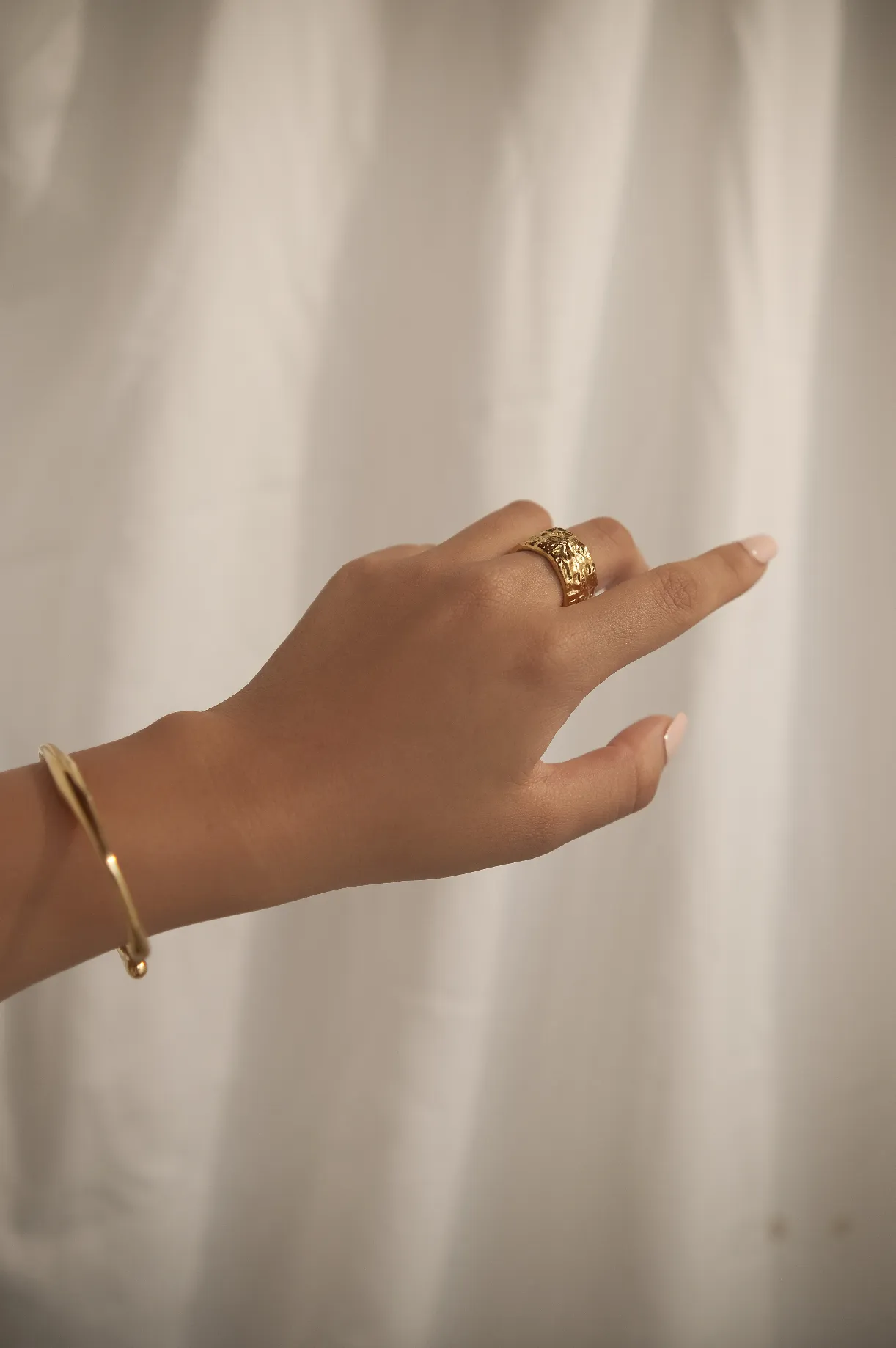 Vintage Hammered Ring