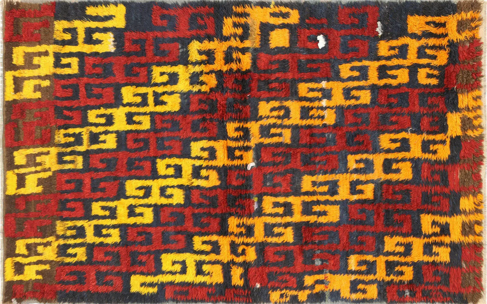 Vintage Turkish Tulu Rug - 4' x 6'6"
