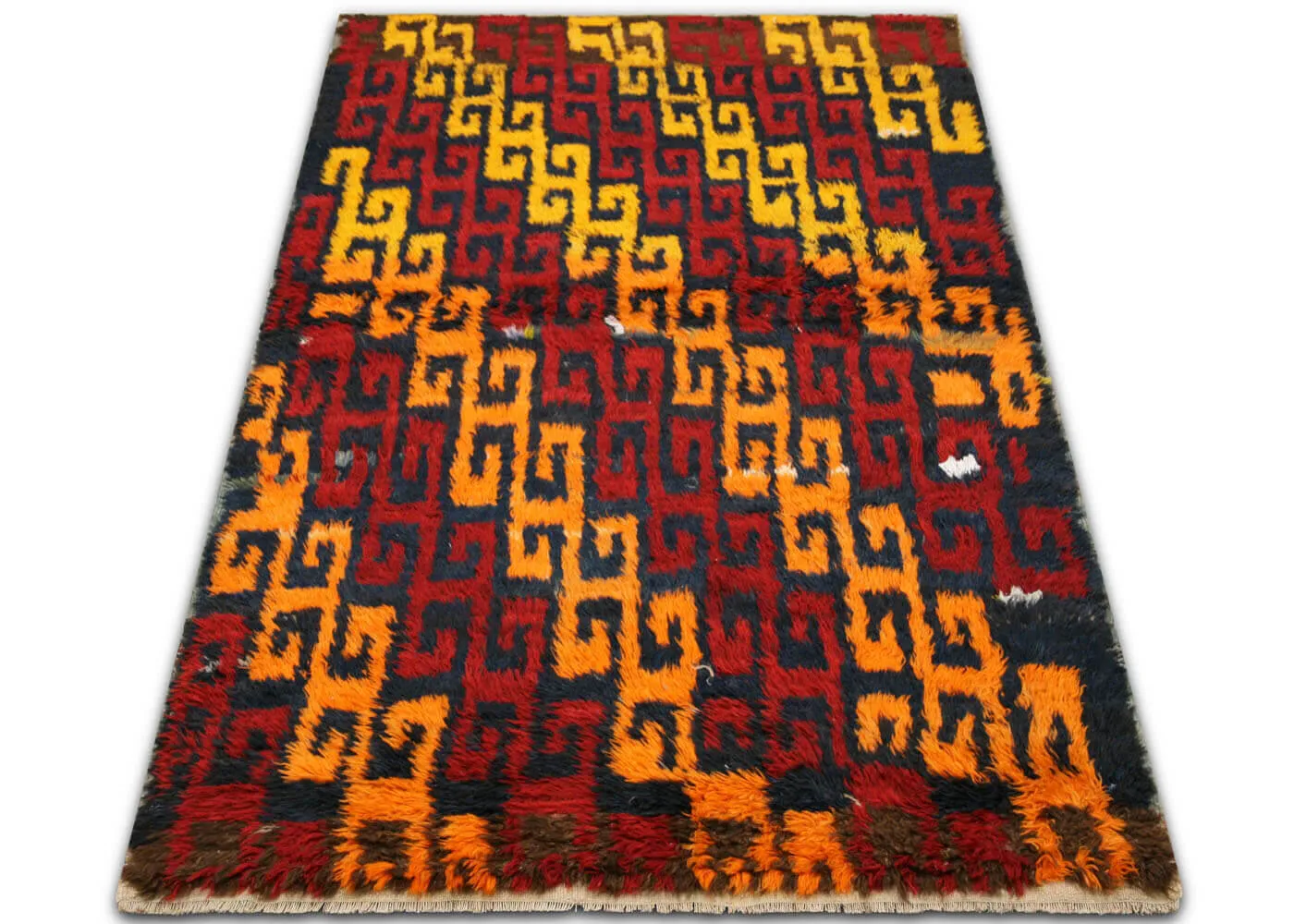 Vintage Turkish Tulu Rug - 4' x 6'6"